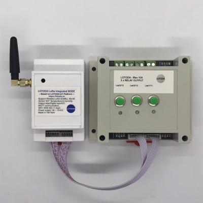 Thiết bị IoT LoRa Integrated Node - 03 Output Relay ON/OFF